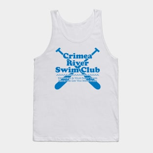 Crimea River Swim Club blue Tank Top